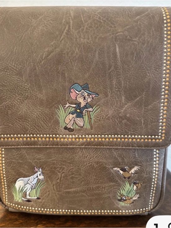 Loungefly Handbags - Loungefly Brown Embroidered Woodland Character Backpack